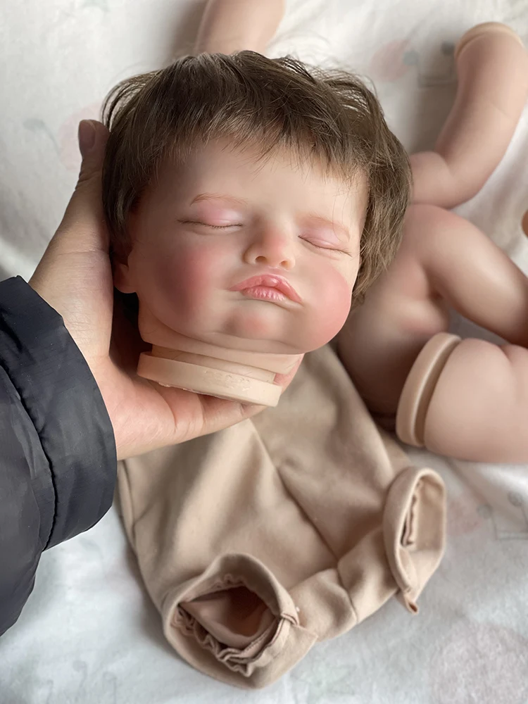 NPK 19-дюймовый комплект для новорожденных кукол-Реборн Baby Rosalie, реалистичные, мягкие на ощупь, уже раскрашенные незаконченные детали куклы . ' - ' . 3