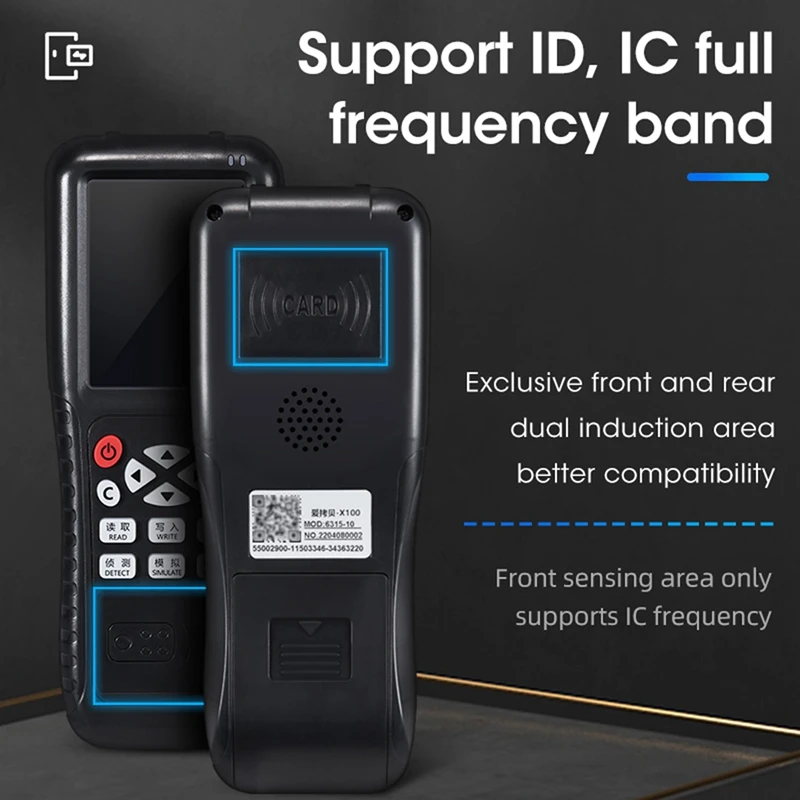 RFID-копировальный аппарат с функцией полного декодирования, смарт-карта, ключ, NFC IC ID, дубликатор, считыватель, запись . ' - ' . 3