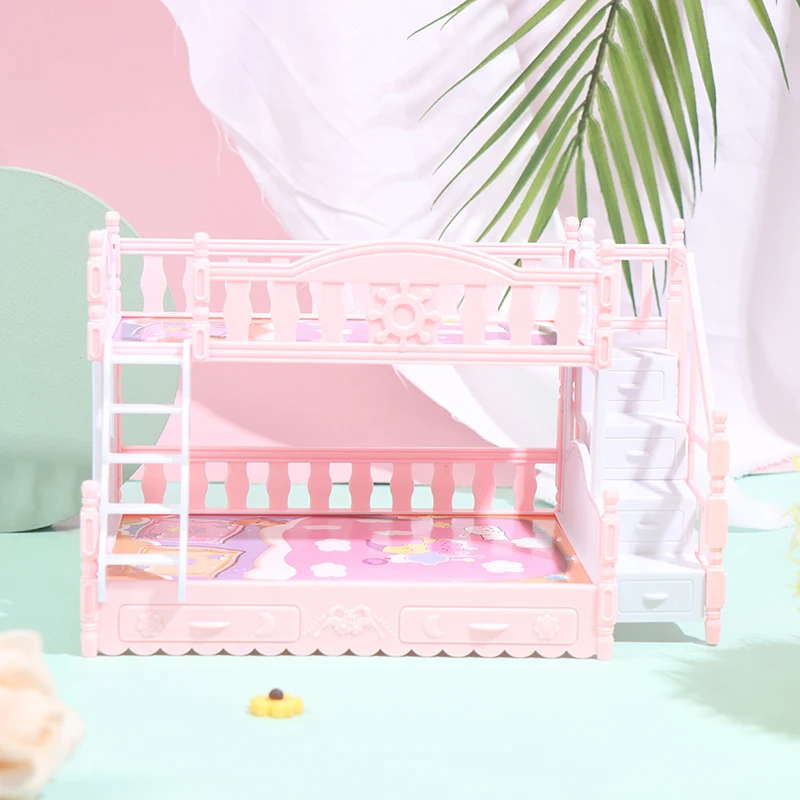 Кукольный домик миниатюрная имитация двуспальной кровати европейской принцессы кукольная мебель игрушки . ' - ' . 3