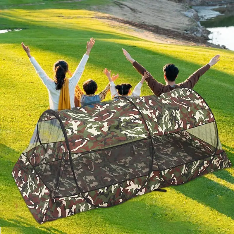 Палатка с сеткой для кемпинга, Складная Переносная Москитная сетка, Уличные Сетчатые палатки с сумкой для переноски для кровати, Патио, Кемпинг, Компактное путешествие . ' - ' . 3