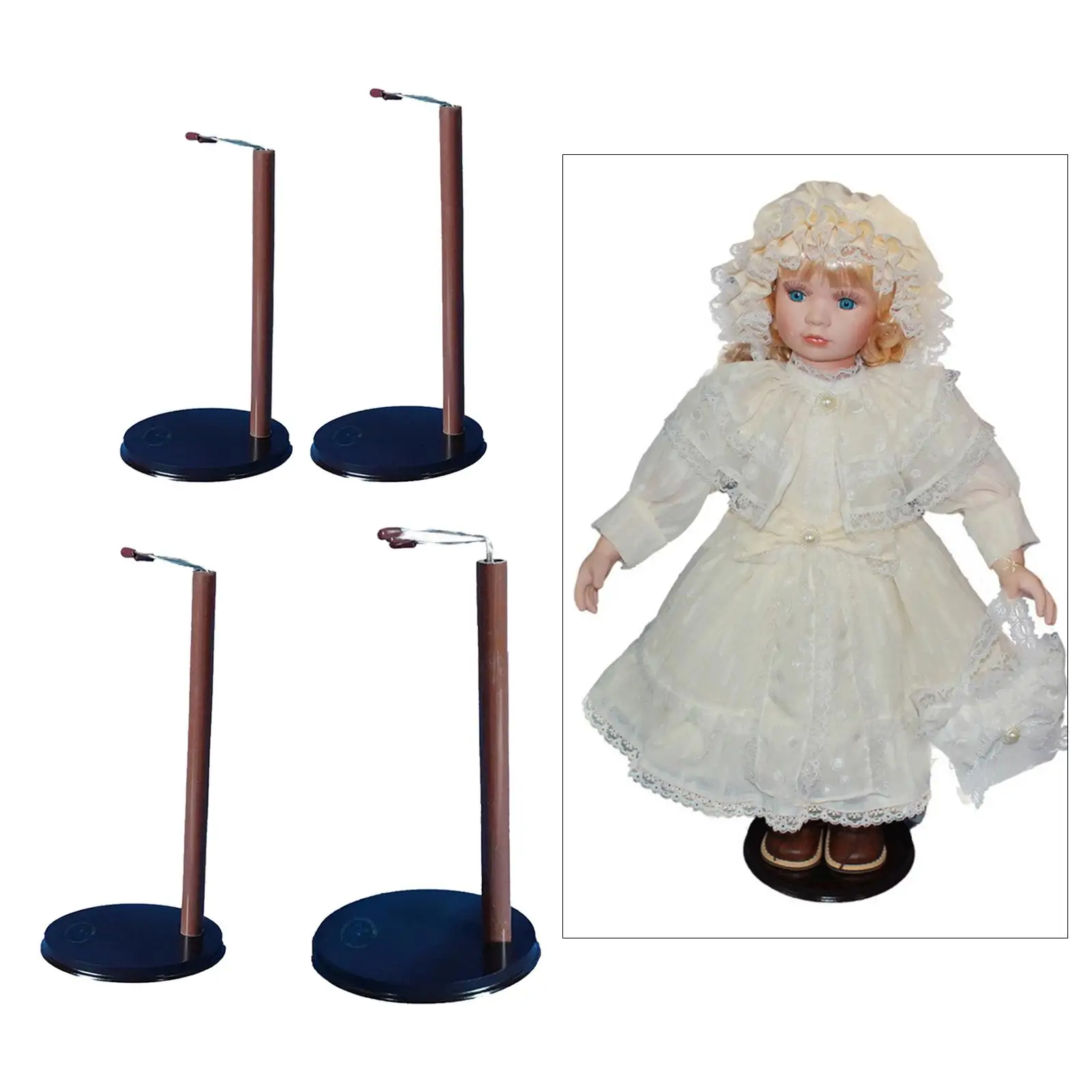 Подставка для кукол Стеллаж для коллекционных фигурок Портативный Регулируемый Опорный кронштейн Мини-модель, Демонстрирующая рамку для кукольных аксессуаров . ' - ' . 3