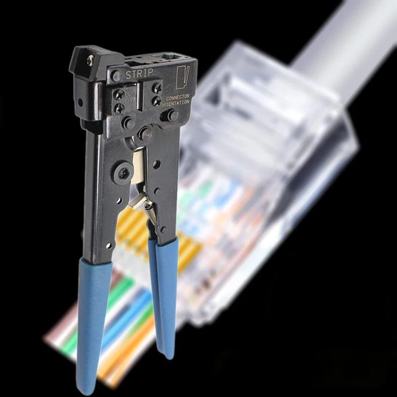 Для сетевого кабеля RJ45 8P8C 8P LAN Ethernet, щипцы для шнура, обжимной инструмент . ' - ' . 4