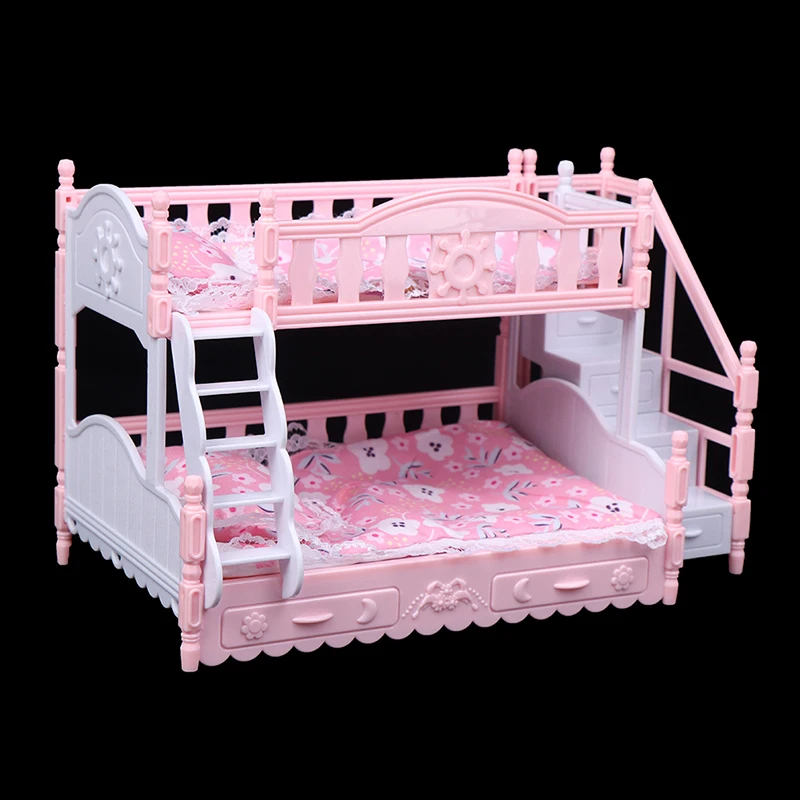 Кукольный домик миниатюрная имитация двуспальной кровати европейской принцессы кукольная мебель игрушки . ' - ' . 4