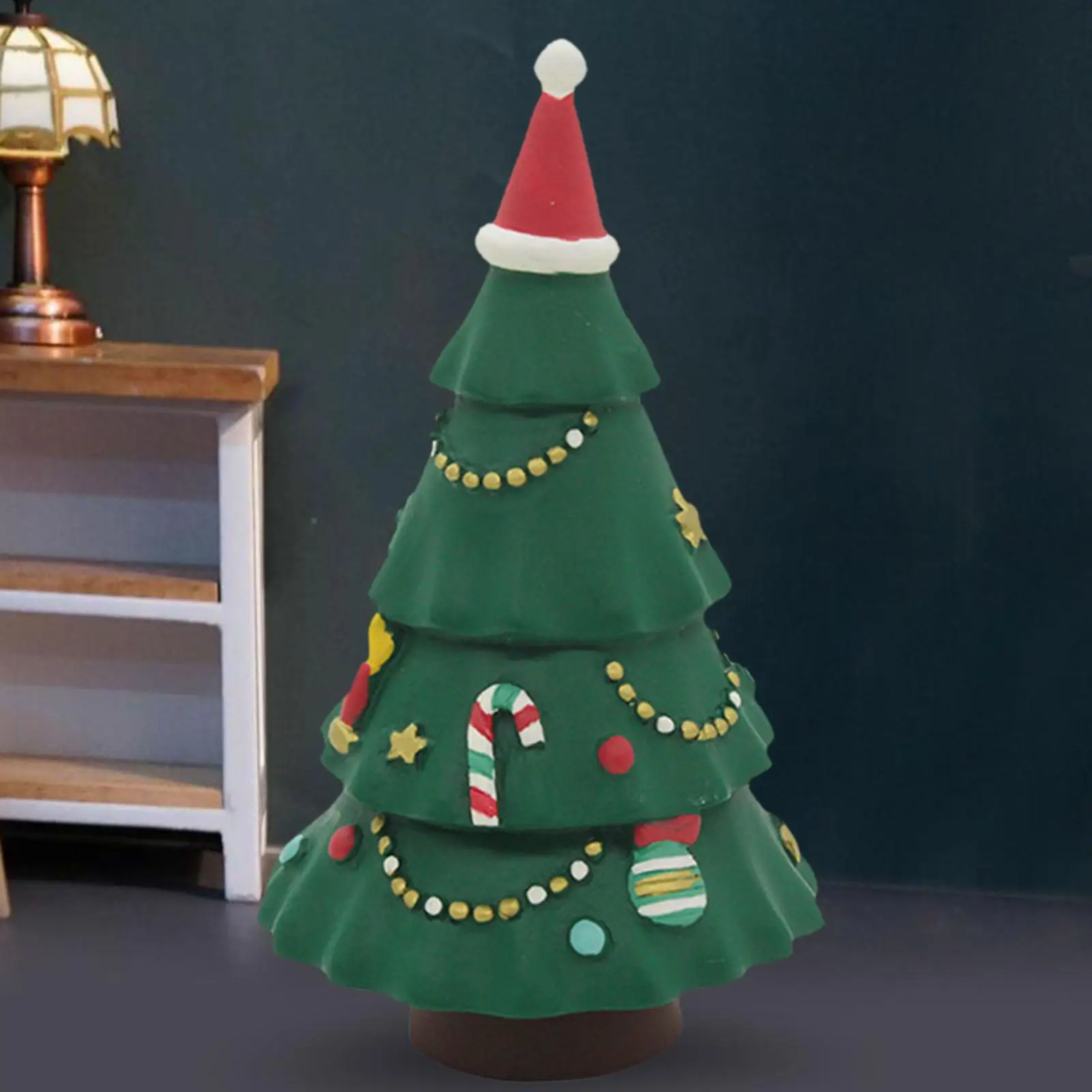 Модель Рождественской елки из смолы 1:12 для декораций 