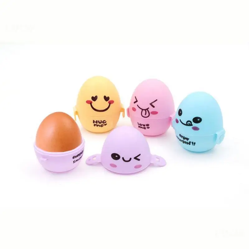 2/3 /4ШТ Портативная Удобная защита для яиц Мультяшная коробка для яиц Пластиковые Предметы первой необходимости для путешествий Инновационная коробка для яиц Богатая и красочная . ' - ' . 5