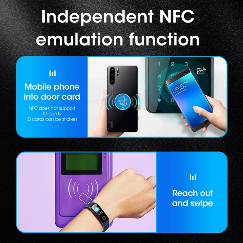 RFID-копировальный аппарат с функцией полного декодирования, смарт-карта, ключ, NFC IC ID, дубликатор, считыватель, запись . ' - ' . 5