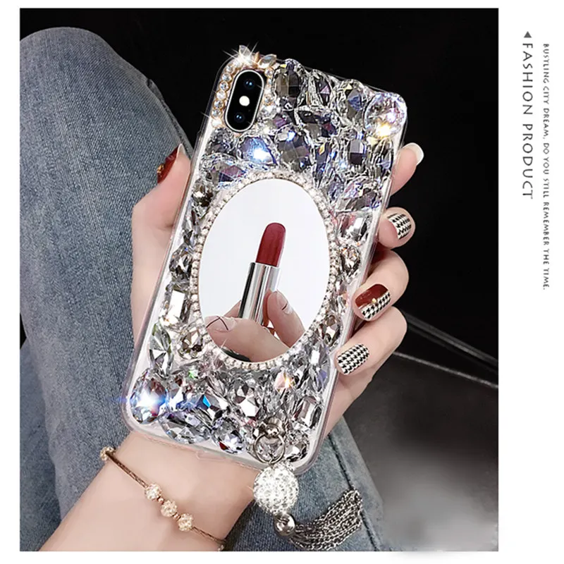 Роскошный Бриллиантовый Блестящий Модный Чехол Для Телефона iPhone 6 6S 7 8 Plus X Мягкий Чехол Из ТПУ Для iPhone XR XS Max Capa Coque . ' - ' . 5