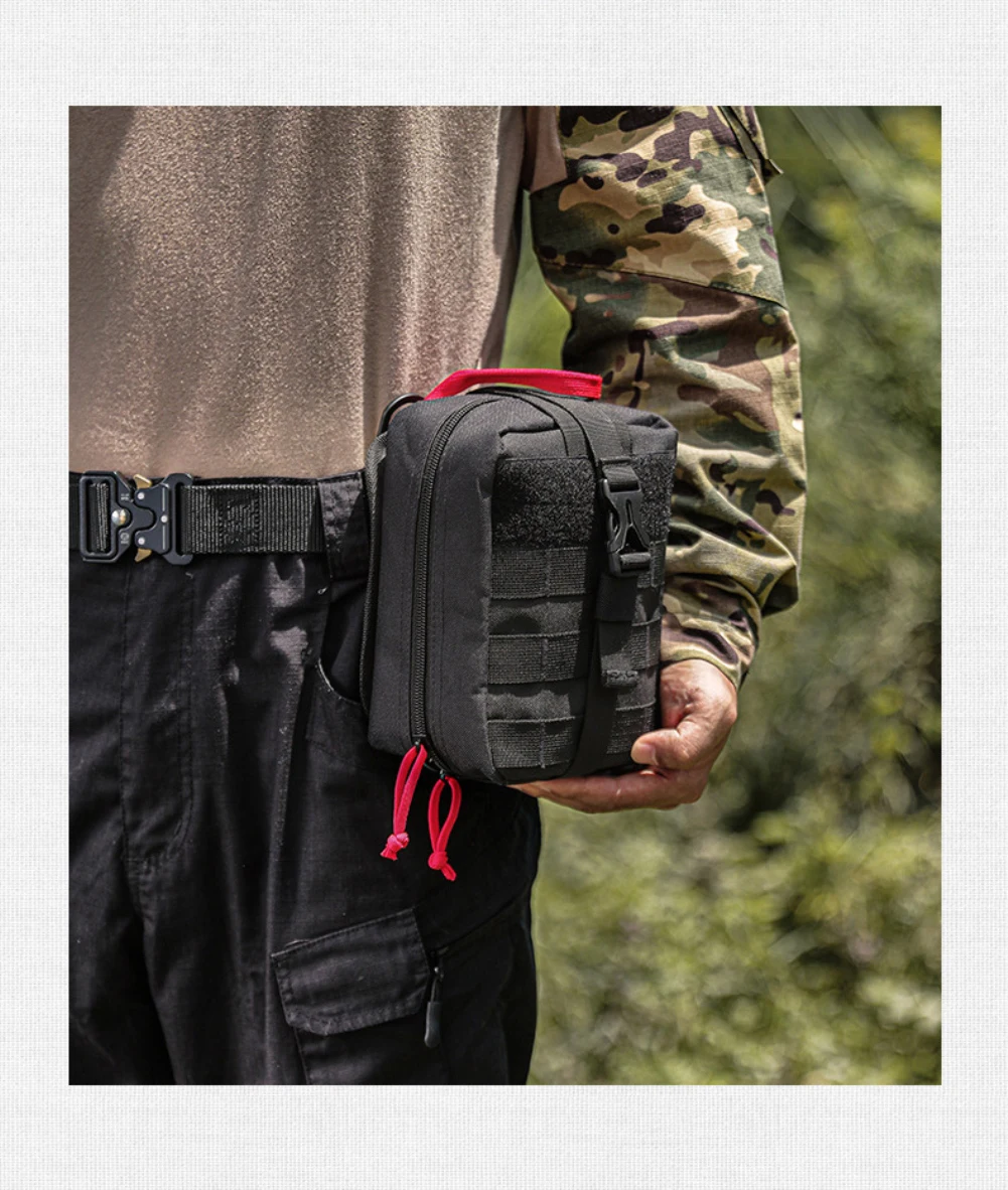 Уличная аптечка первой помощи, тактическая сумка Molle, военная поясная сумка EDC, Охотничья Походная сумка для выживания в чрезвычайных ситуациях . ' - ' . 5